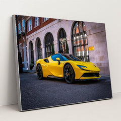 Ferrari SF90 Street Presence by Alec Jones - Silver Frame Stretchiez