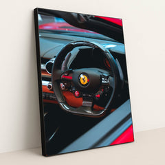 Ferrari Steering Wheel by Jesse G-C - Black Frame Stretchiez