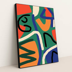 Field Lines by Wall Gusto™ - Black Frame Stretchiez