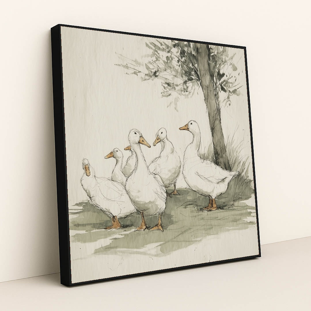 Five Under the Shade by Melissa King - Black Frame Stretchiez