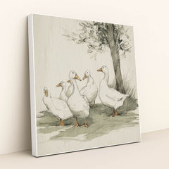 Five Under the Shade by Melissa King - White Frame Stretchiez