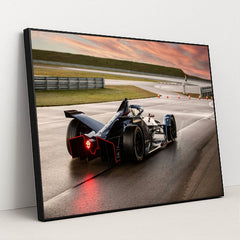 Formula E Exit Line by Three Throne Productions - Black Frame Stretchiez