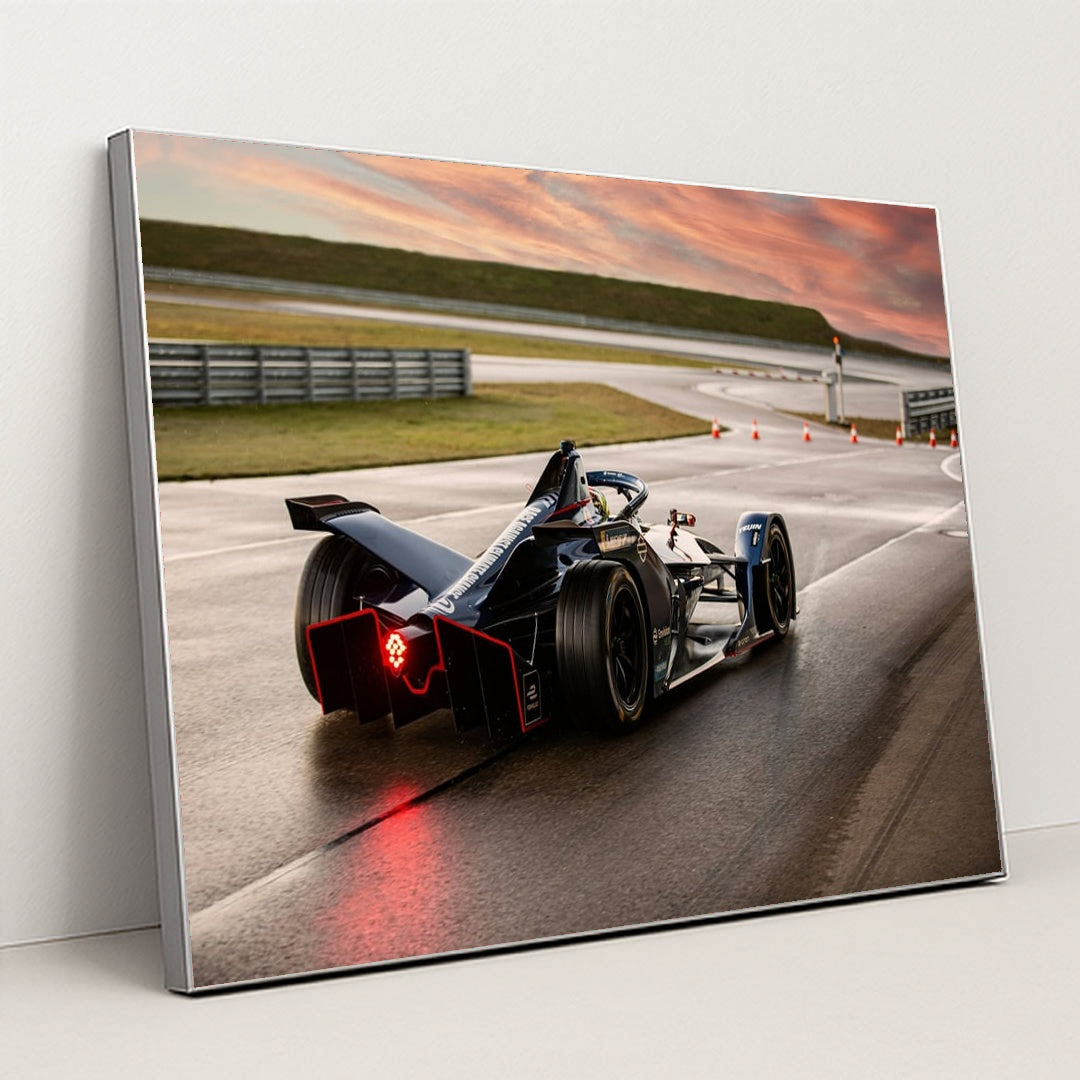 Formula E Exit Line by Three Throne Productions - Silver Frame Stretchiez