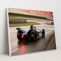 Formula E Exit Line by Three Throne Productions - White Frame Stretchiez
