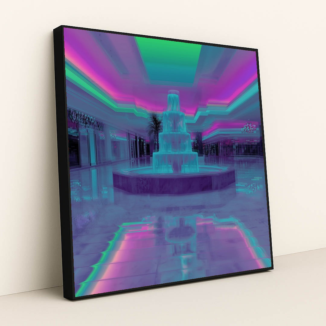 Fountain of Echoes by Jun Rei - Black Frame Stretchiez