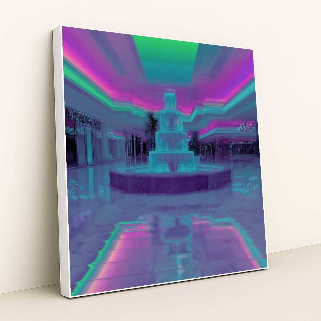 Fountain of Echoes by Jun Rei - White Frame Stretchiez