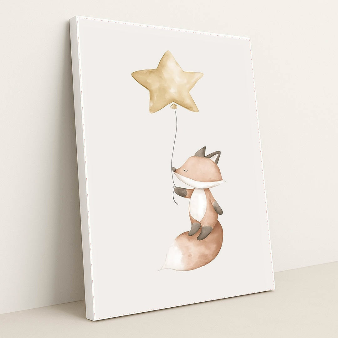 Fox and the Faded Star by Melissa King - White Frame Stretchiez