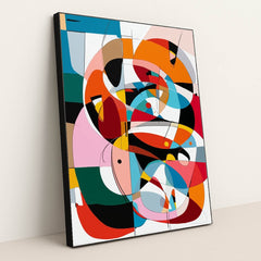 Fractured Rhythm by Axel Carrera - Black Frame Stretchiez