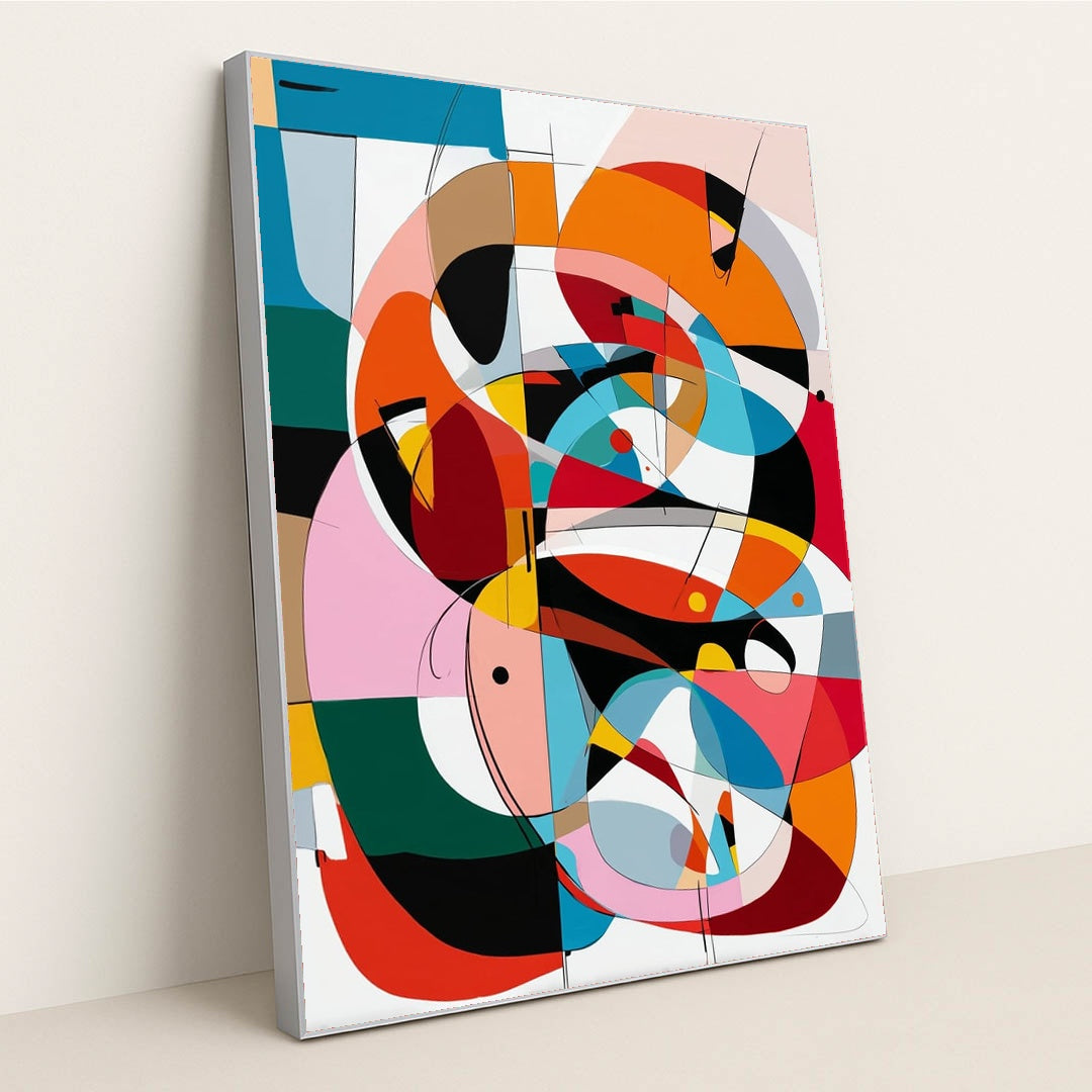 Fractured Rhythm by Axel Carrera - Silver Frame Stretchiez