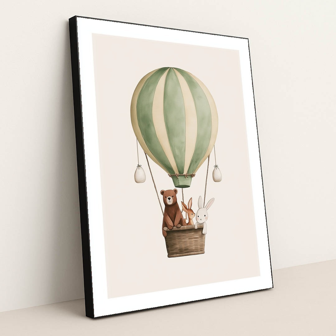 Friends in Flight by Melissa King - Black Frame Stretchiez
