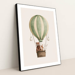 Friends in Flight by Melissa King - Black Frame Stretchiez