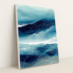 Frozen Shores by Damian Chan - White Frame Stretchiez