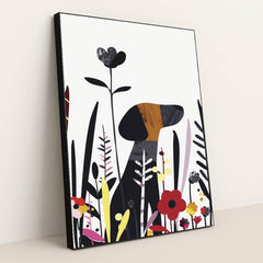 Garden Friend by Melissa King - Black Frame Stretchiez