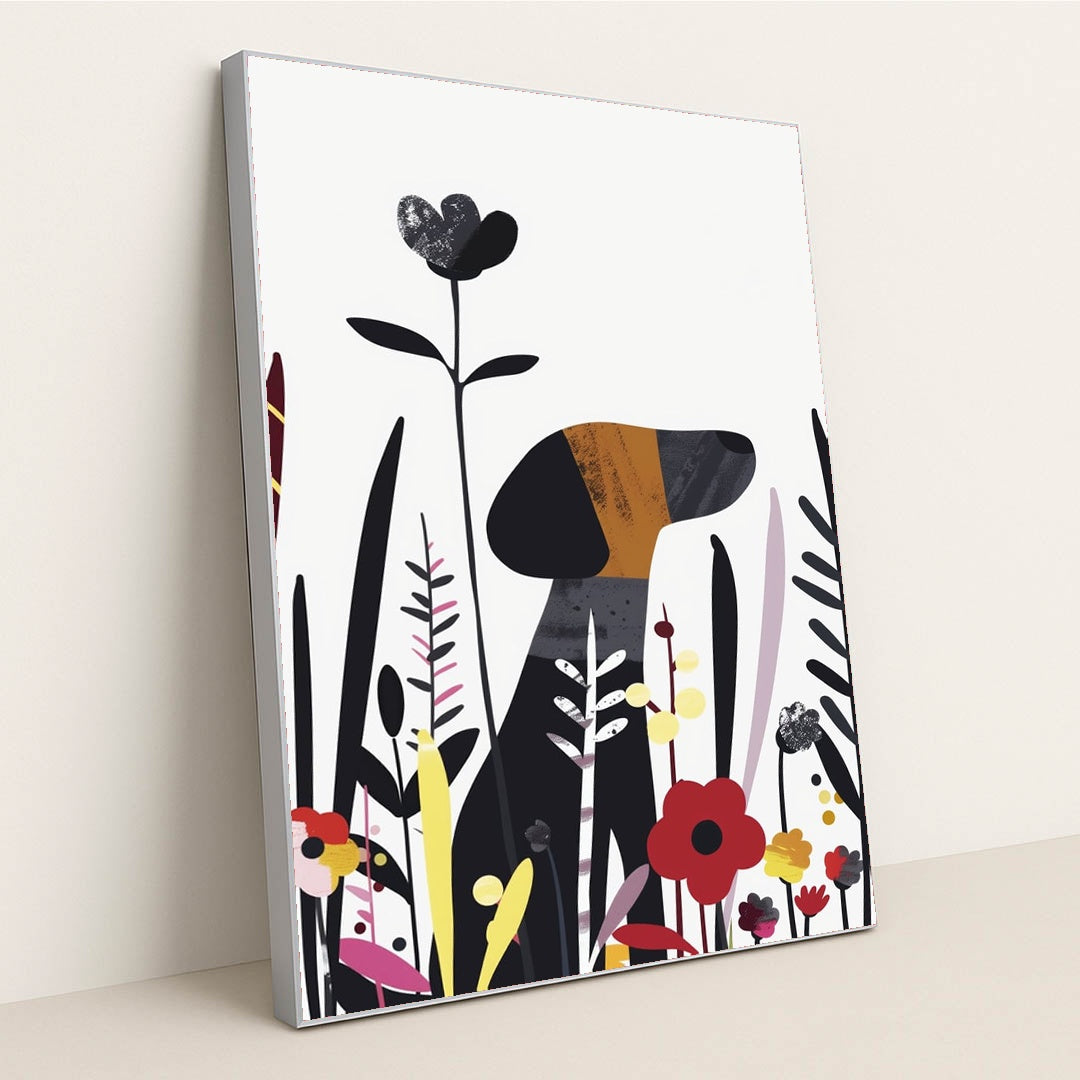 Garden Friend by Melissa King - Silver Frame Stretchiez