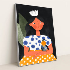 Garden Girl by Melissa King - Silver Frame Stretchiez