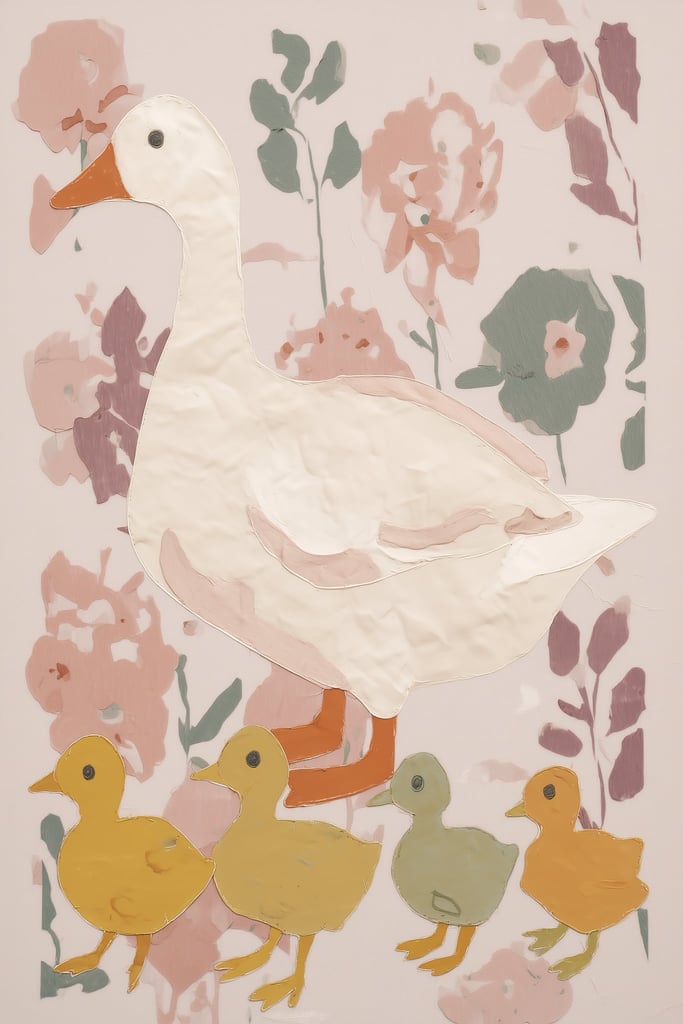Gentle Geese by Anna Stone