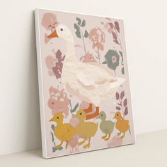 Gentle Geese by Anna Stone - White Frame Stretchiez
