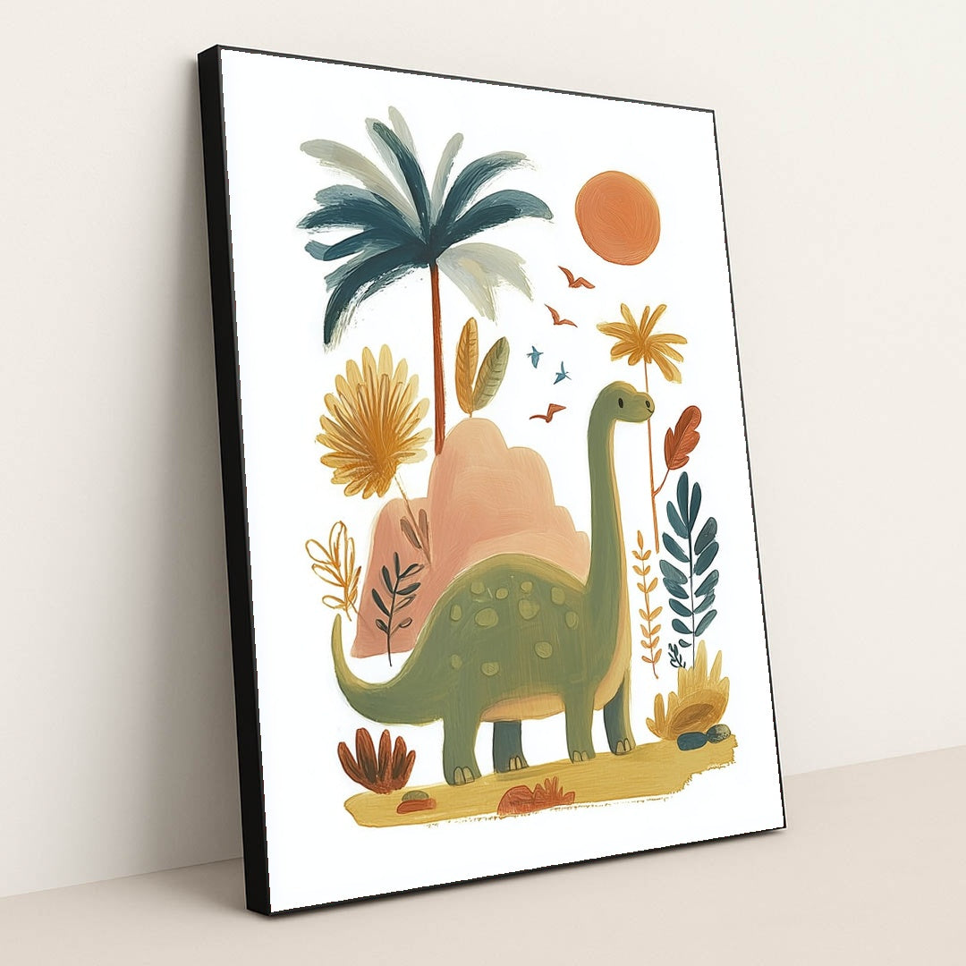 Gentle Green Giant by Melissa King - Black Frame Stretchiez