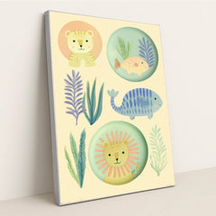 Gentle Safari by Melissa King - Silver Frame Stretchiez