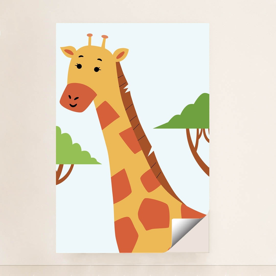 Giraffe in a Forest by Zulfahmi Al Ridhawi - Peeliez