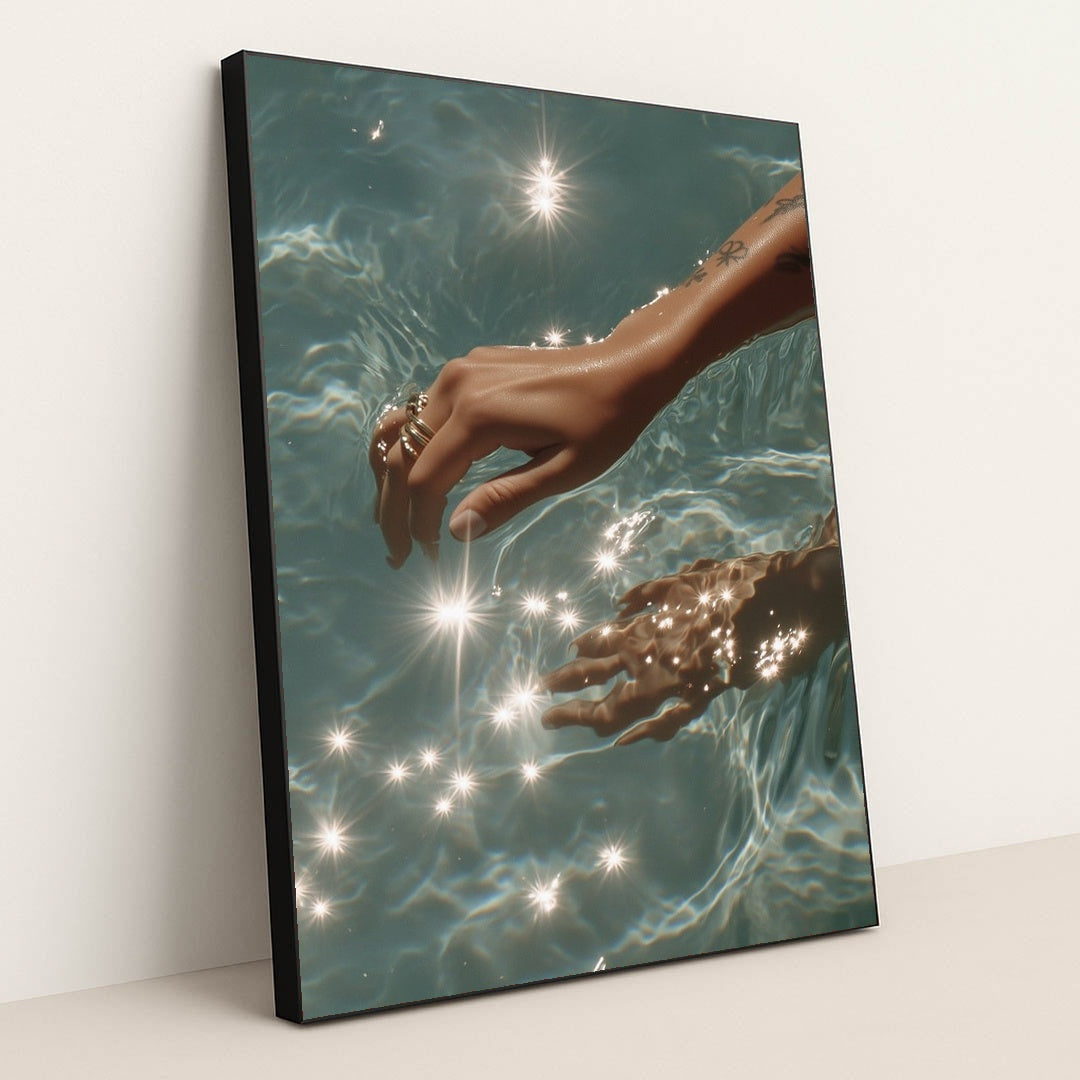Glimmering Depths by Mistline - Black Frame Stretchiez