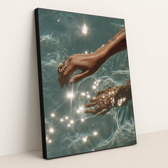Glimmering Depths by Mistline - Black Frame Stretchiez