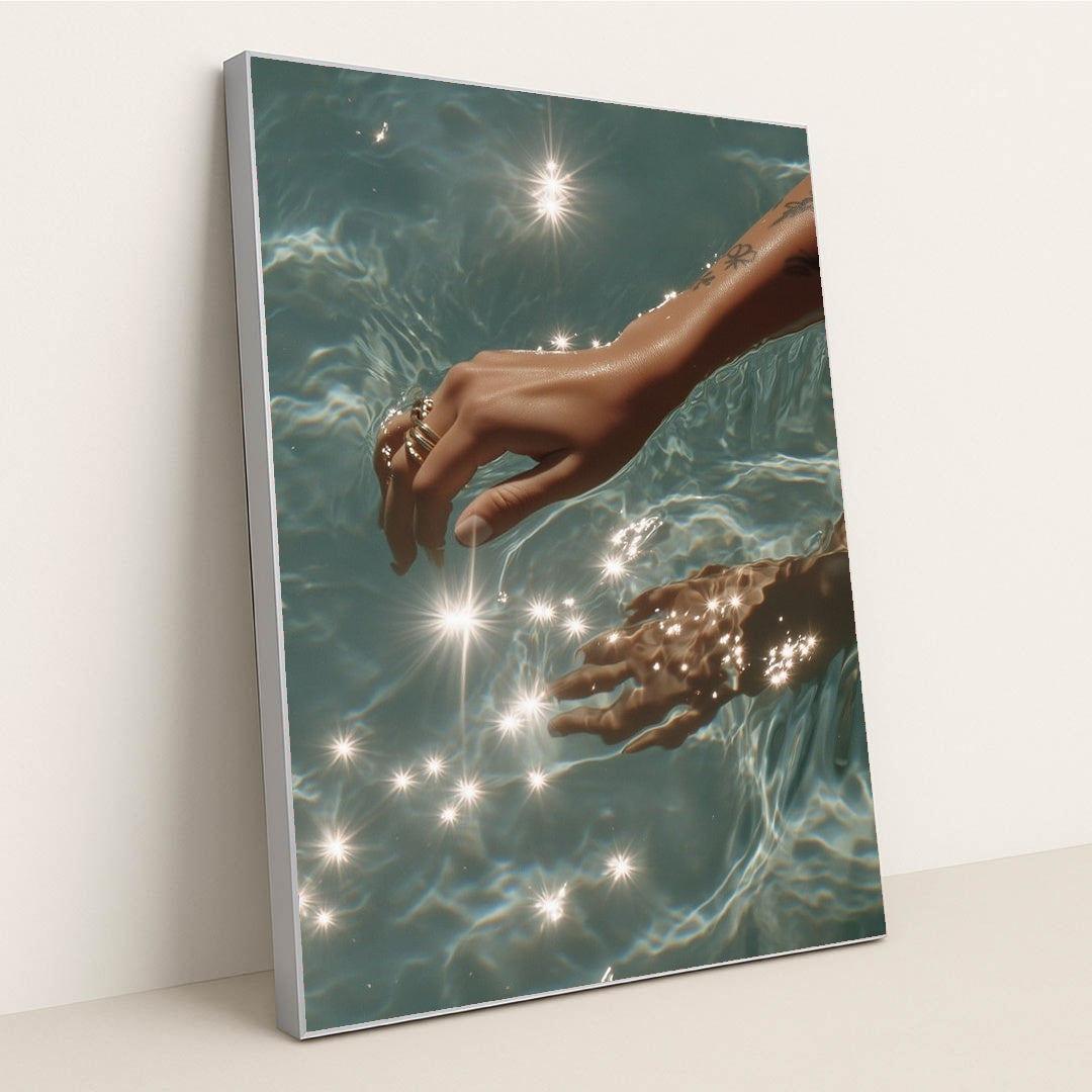 Glimmering Depths by Mistline - Silver Frame Stretchiez