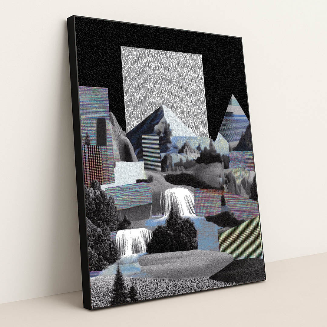 Glitchfall by Solace - Black Frame Stretchiez