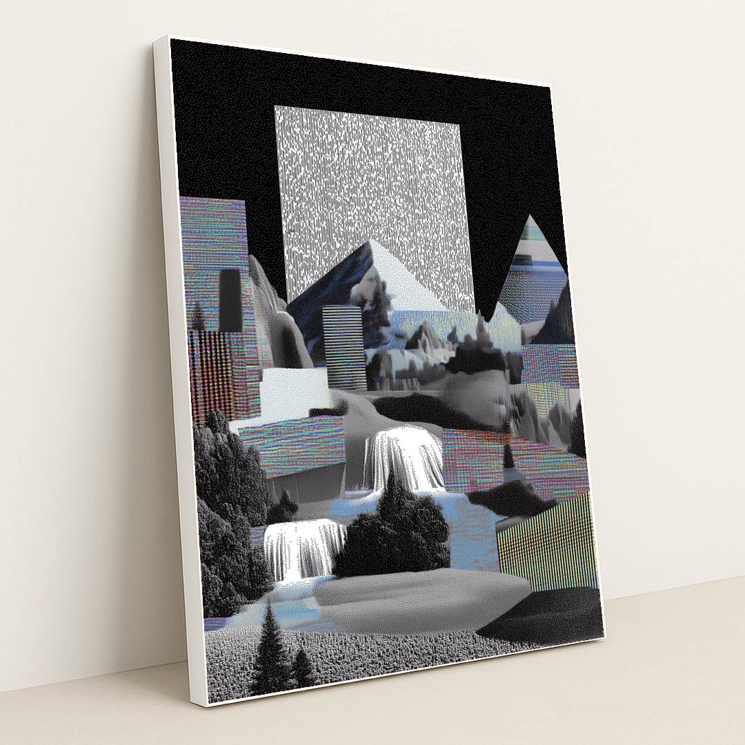 Glitchfall by Solace - White Frame Stretchiez