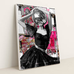 Glitterball Masquerade by Kyle Baugh - White Frame Stretchiez
