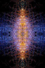 Merlin Lightpainting - Colorful abstract digital art with glowing geometric shapes and dynamic textures.