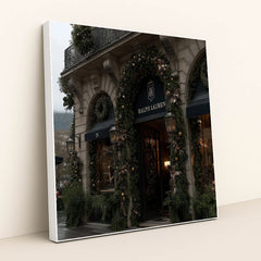 Gold Bows on the Boulevard by Jessica A - White Frame Stretchiez