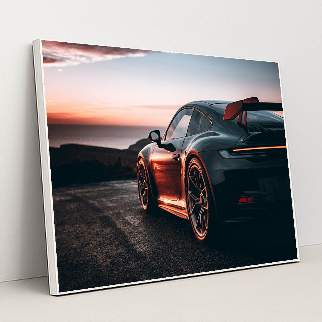 Golden Coast Porsche 911 GT3 by Jack White - White Frame Stretchiez