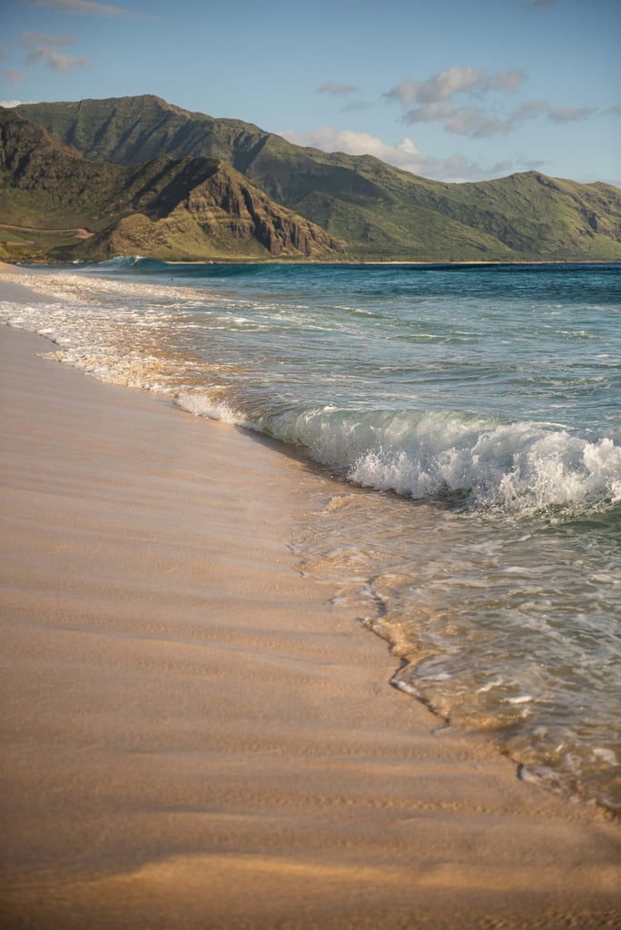 Golden Coastline Waves by Tasha Marie