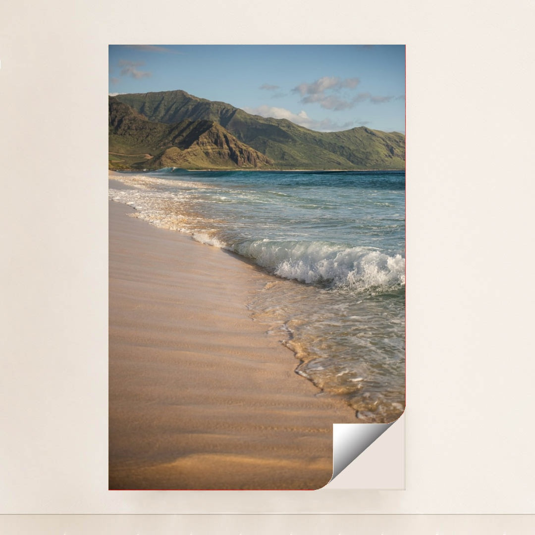 Golden Coastline Waves by Tasha Marie - Peeliez