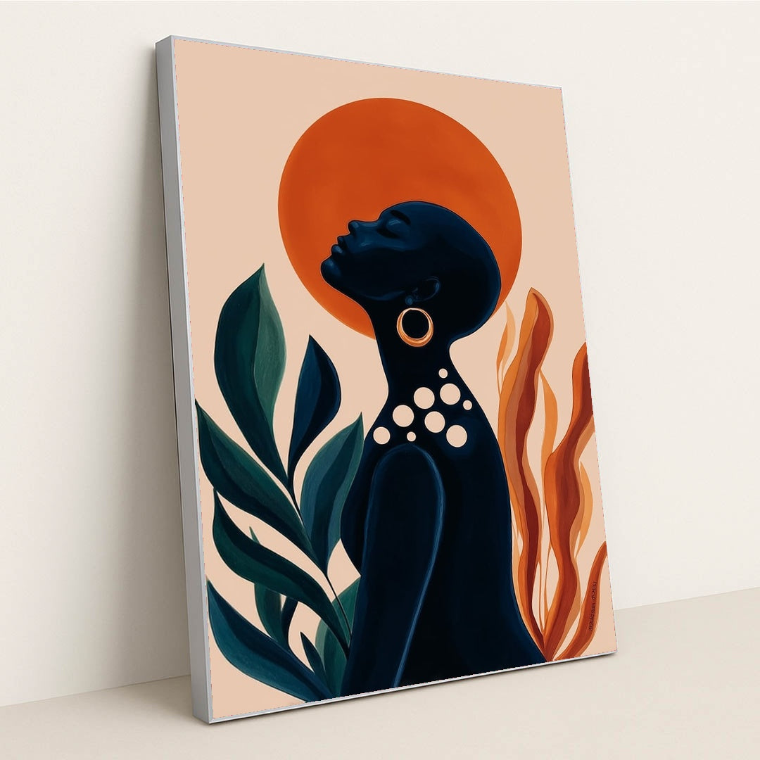Golden Halo by Sarah Jones - Silver Frame Stretchiez
