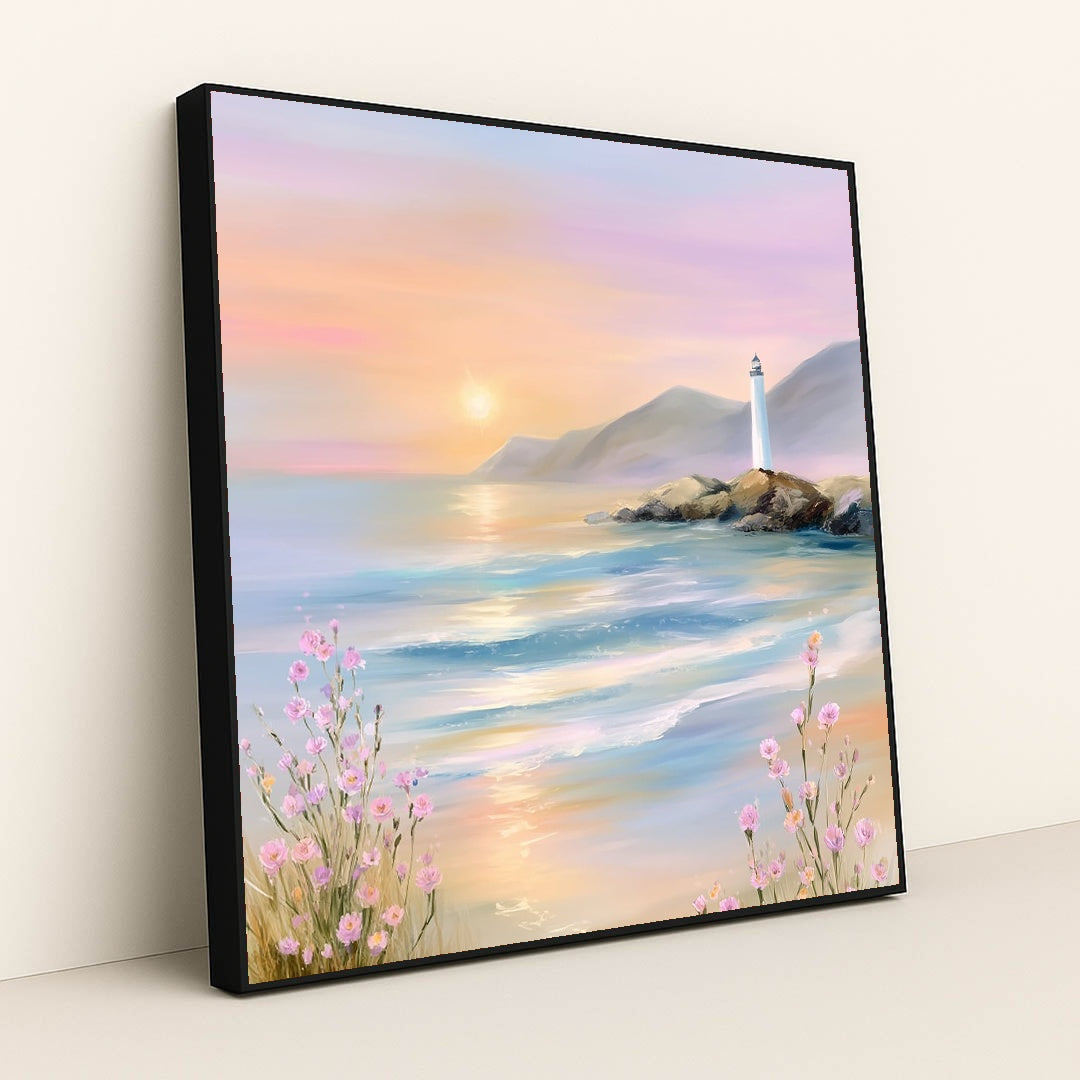 Golden Hour Glow by Jade Morgan - Black Frame Stretchiez