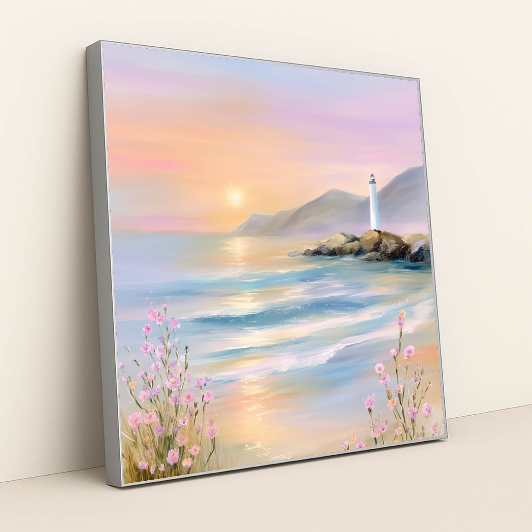 Golden Hour Glow by Jade Morgan - Silver Frame Stretchiez