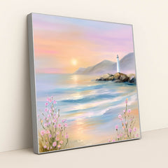 Golden Hour Glow by Jade Morgan - Silver Frame Stretchiez