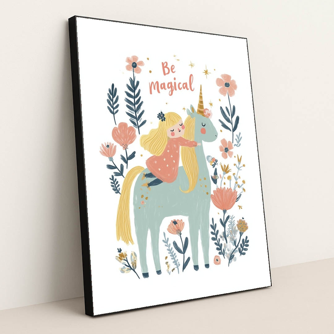 Golden Mane Guardian by Melissa King - Black Frame Stretchiez