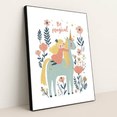 Golden Mane Guardian by Melissa King - Black Frame Stretchiez