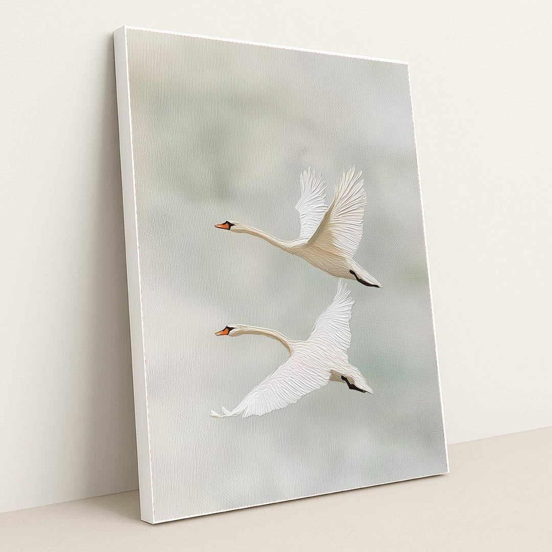 Graceful Ascent by Jade Morgan - White Frame Stretchiez