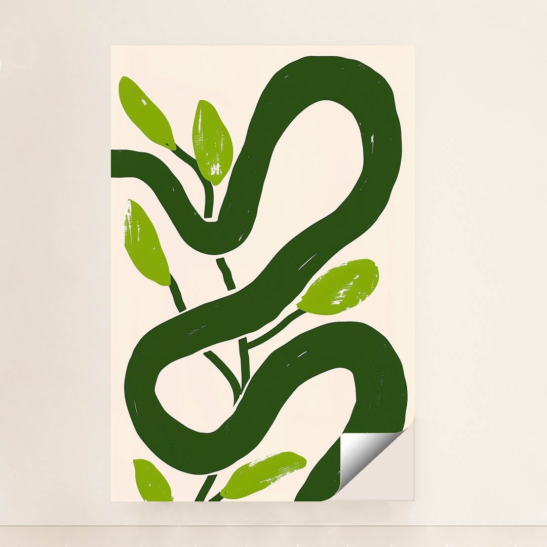 Green Line Study I by Wall Gusto™ - Peeliez