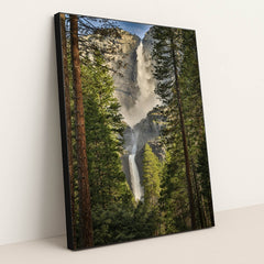 Waterfall Greens by Leo_Visions - Black Frame Stretchiez