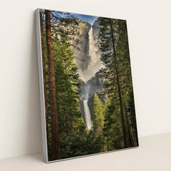 Waterfall Greens by Leo_Visions - Silver Frame Stretchiez