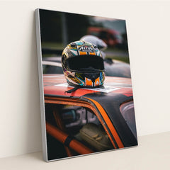 Grid Ready – Airoh Lid on Steel by Nejc Soklič - Silver Frame Stretchiez