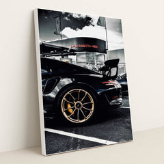 GT2 Outside Porsche by Sam Pearce-Warrilow - White Frame Stretchiez