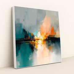 Guilded Harbour by Damian Chan - White Frame Stretchiez