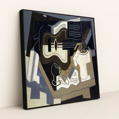 Guitar and clarinet (1920) by Juan Gris - Black Frame Stretchiez
