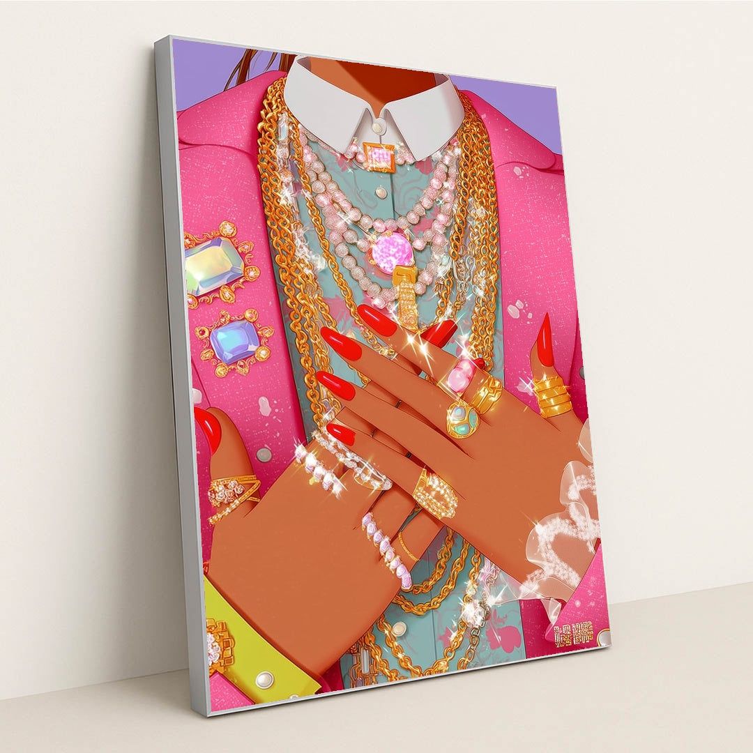 Hand of Jewels by Riot & Bloom - Silver Frame Stretchiez